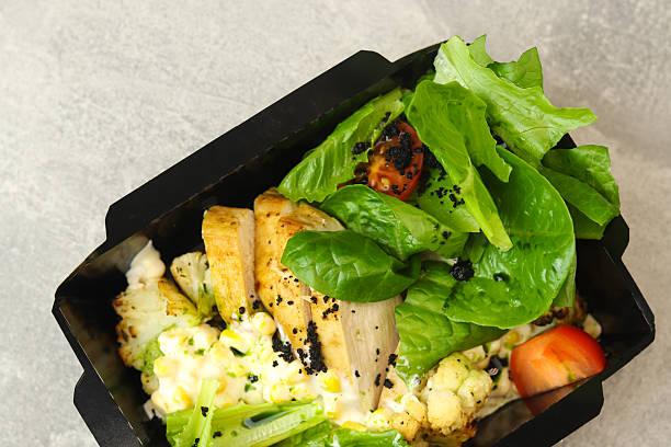 istock Healthy restaurant food delivery concept. 2199361964