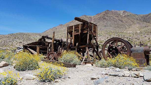 istock California Mining History, Old Mill Equipment, Warm Springs Camp, Death Valley 2199367597