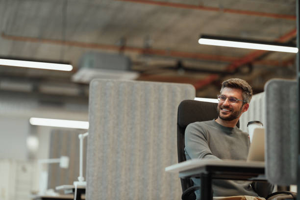 istock Modern Businessman Working in Contemporary Office Space 2199368356