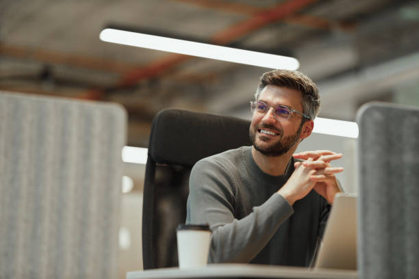 istock Modern Businessman Working in Contemporary Office Space 2199368360