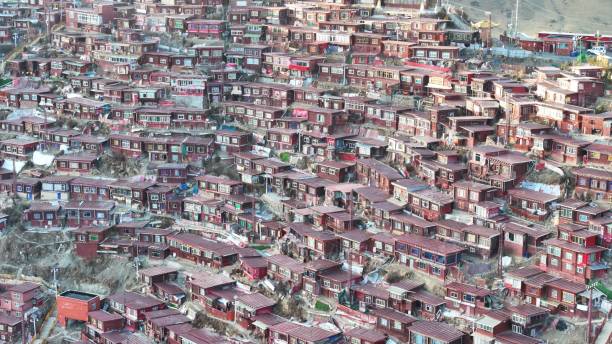istock Landscape of Seda Wuming Larong Buddhist University 2199375002
