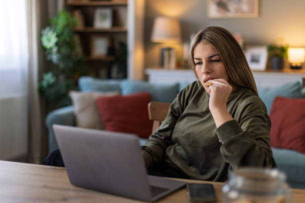 istock Young Woman  working on laptop 2199382955