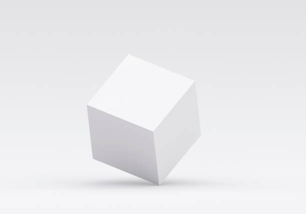 istock White square product display podium in studio room, for display presentation 2199388410