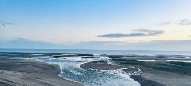 istock Balbriggan beach in the morning. 2199392628