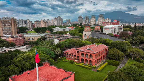 istock Exploring Fort Santo Domingo in Taiwan with scenic views and historical architecture 2199393426
