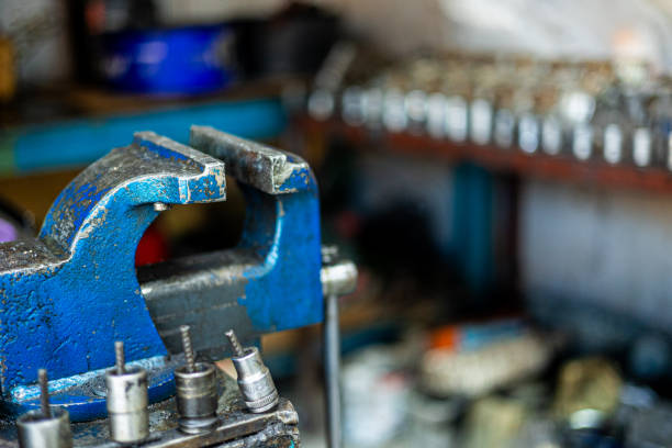 istock Wrenches set in the workshop stock photo 2199398997