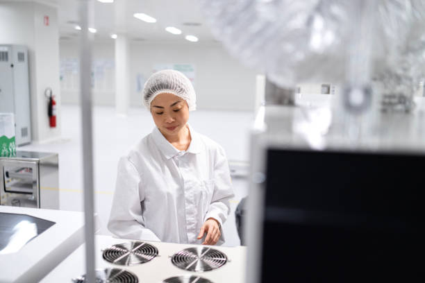 istock Japanese scientist working in laboratory. 2199403869