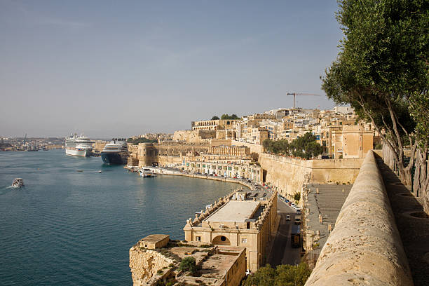 istock Grand Harbour and Valletta old town panoramic view 2199406164