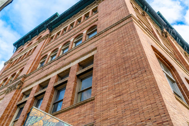 A details image of the Old City Hall in Tacoma, Washington.