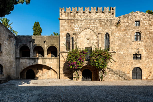 istock Agyrokastro square in Rhodes Old Town 2199408031