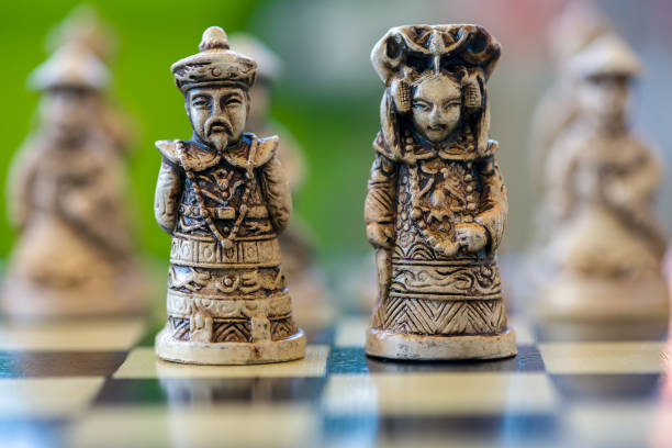 istock Close-up of a chess piece 2199409626