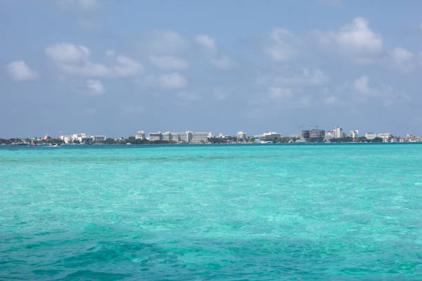 crystal clear waters in San Andres, Colombia