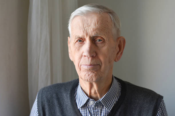 istock Portrait of a handsome old man 85 years old 2199415029