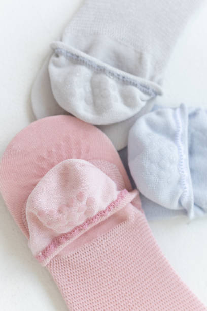 istock Close-up of silicone elastic on socks 2199420180