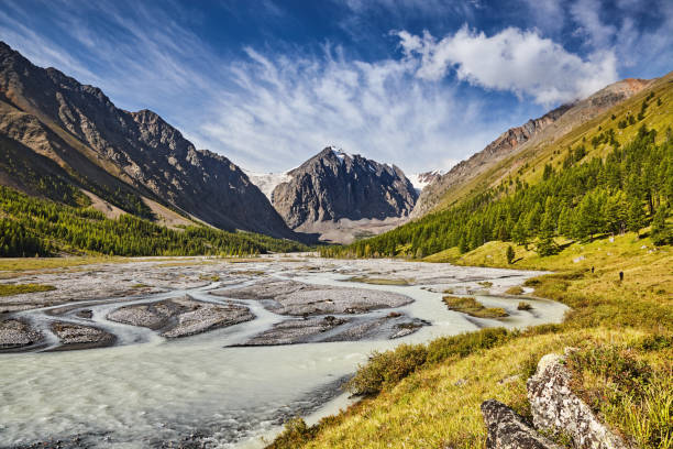 istock Mountain landscape, Aktru valley 2199421539