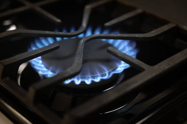 istock Close-Up Gas Stove Ignition 2199425354
