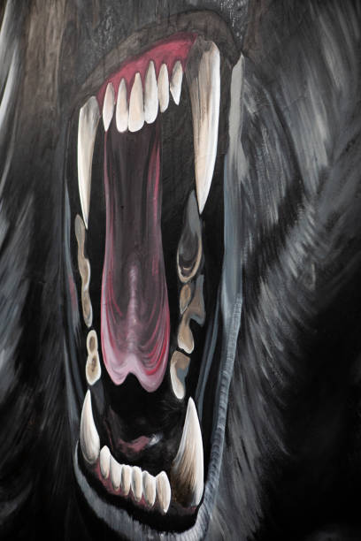 Giant gorilla mural made by two artists - Part of a series - Buenos Aires - Argentina