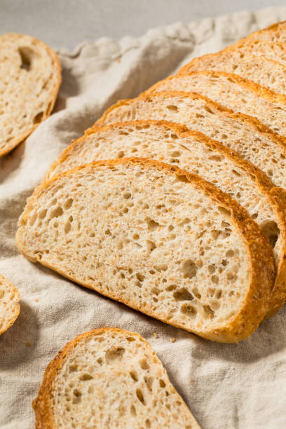 istock Organic Sliced Whole Wheat Tuscan Bread 2199430051
