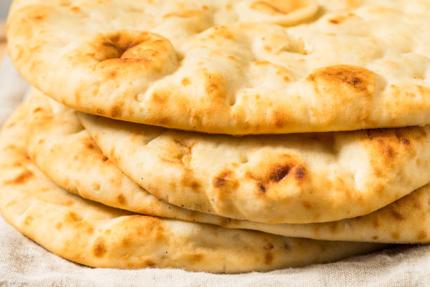 istock Homemade Warm Buttery Indian Naan Bread 2199430973