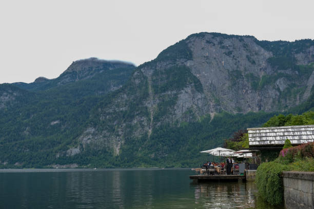 Lakeside Cafe with a Scenic Alpine View in Hallstatt