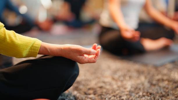 Close-up of Meditation Session