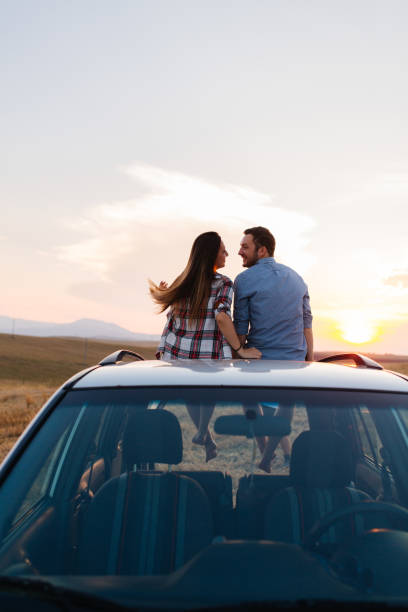 istock Sunset Moments: Love and Freedom on the Open Road 2199440071