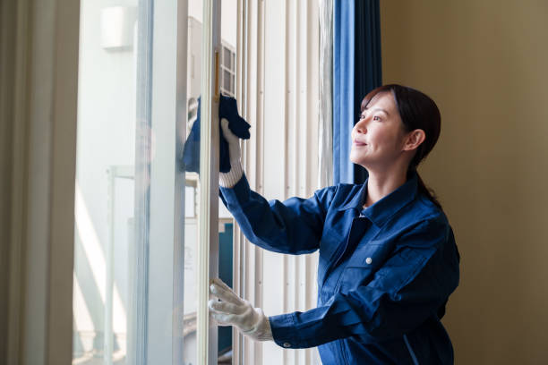 istock Female staff doing house cleaning 2199441575