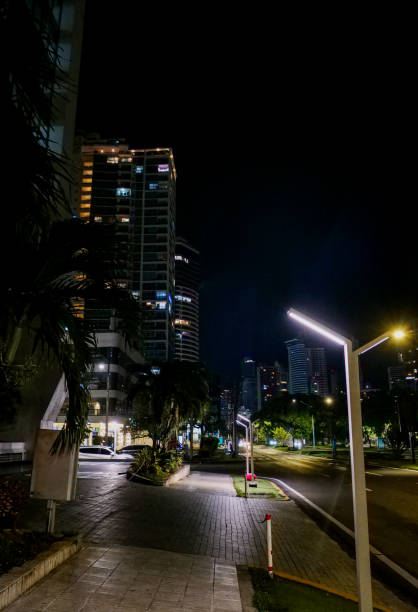 istock Panama City Images at night 2199452914