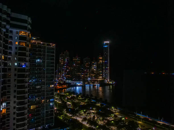 istock Panama City Images at night 2199452925