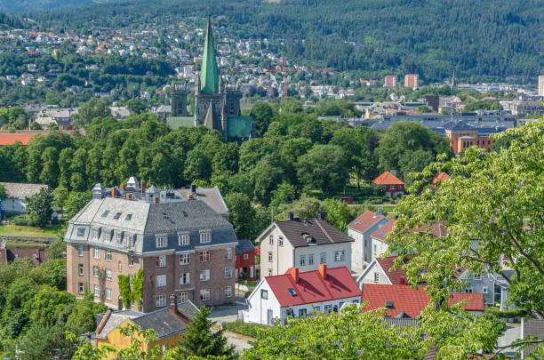 istock Aerial view of Trondheim, Norway 2199458877