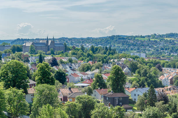 istock Aerial view of Trondheim, Norway 2199458882