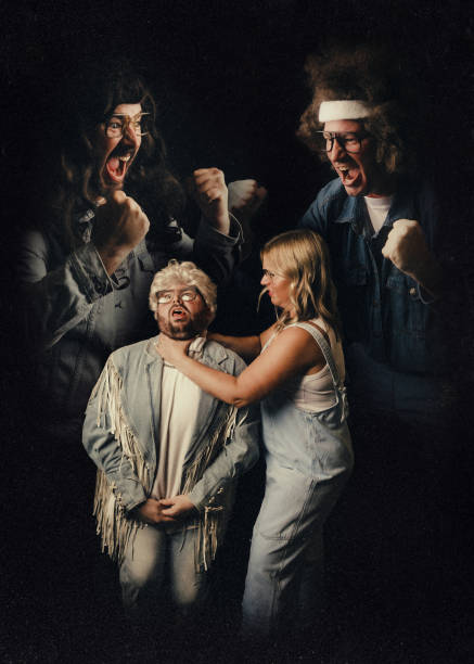 Awkward Retro Glamour Shots Family Conflict