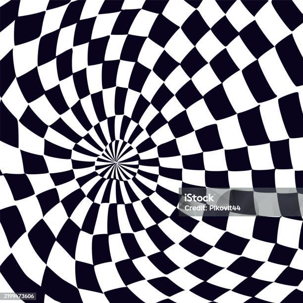 Checkerboard Pattern Nuke Psychedelic Checkerboard Pattern Stock Illustration - Download Image ...