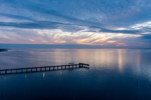 istock Fairhope, Alabama pier at sunset 2199474026