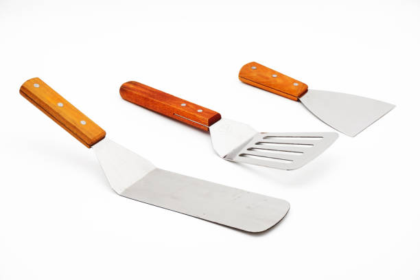 istock Made in China, kitchenware stainless steel pancake flat spatula, wooden handle 2199475401
