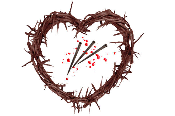 istock Heart of Thorns with Symbolic Details 2199476597