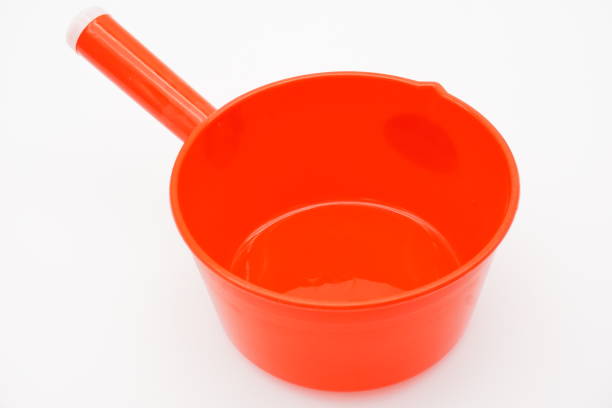 istock Red plastic water spoon with rubber handle for commercial and household use made in China 2199477745