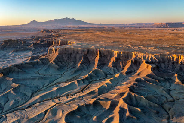 istock Moonscape Overlook Aerial Sunrise 6 2199489979
