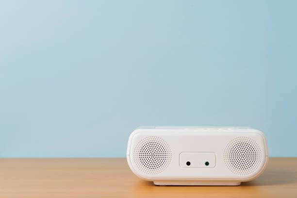 istock Tabletop speakers, boombox, CD player or mini stereo. 2199491829