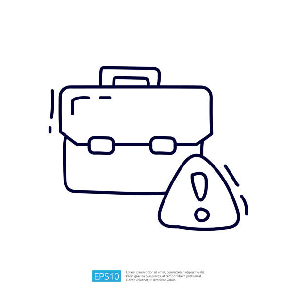 80+ Drawing Of The Warning Symbols Stock Illustrations, Royalty-Free ...