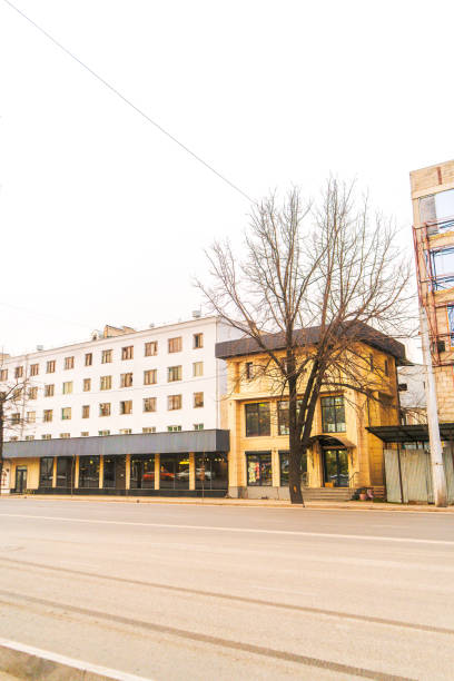 istock Urban Street with Modern and Classic Buildings 2199504513
