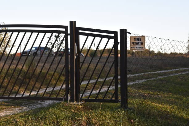 istock Fence with the inscription 
