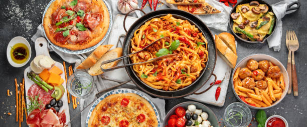 istock Assortment of italian pasta. 2199521662