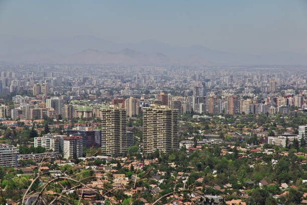 istock The panoramic view of Santiago city, Chile 2199522024