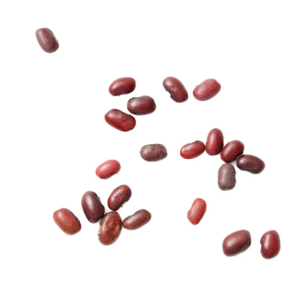 istock A bunch of red beans scattered on a white background 2199527098