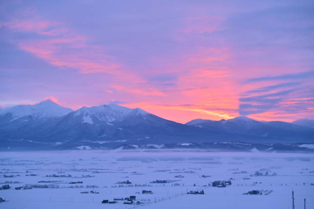Sunrise at Tokachi Mountain