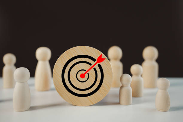 istock Business achievement goal and objective target. Challenge and opportunity concept. 2199569563