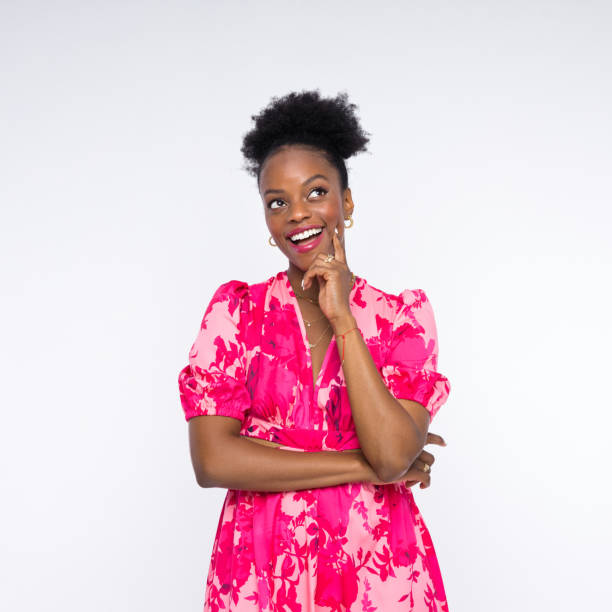 Portrait of surprised woman