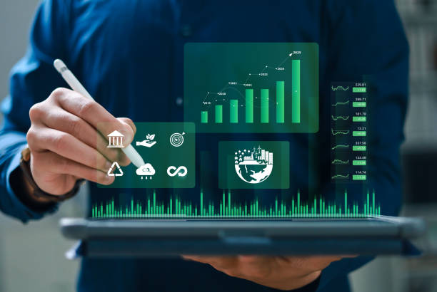 istock Green Economy and Net Zero Sustainability in the Future Sustainable Development and Energy Goals 2025 Graph of Global Sustainable Goals Global Environment 2199586316