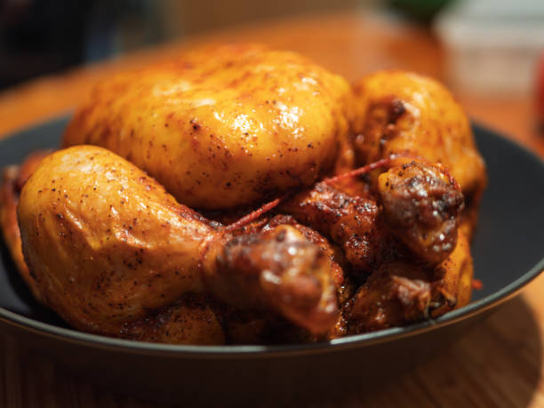 Natural garlic for grilled chicken